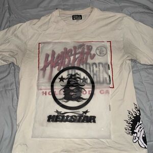 Hellstar Beige Graphic Men's Tee